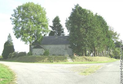 la chapelle à 207 mètres d'altitude