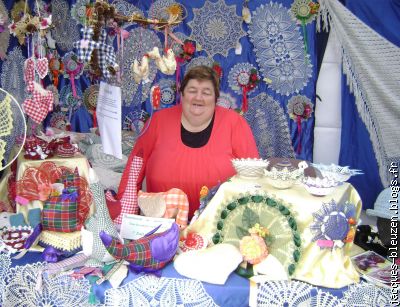 le talent de brodeuse de Raymonde Huiban ne cesse de grandir