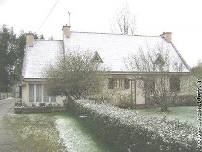 ma maison "sous" la neige