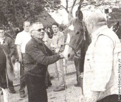 Jean Riou, l'homme qui sait parler aux chevaux.