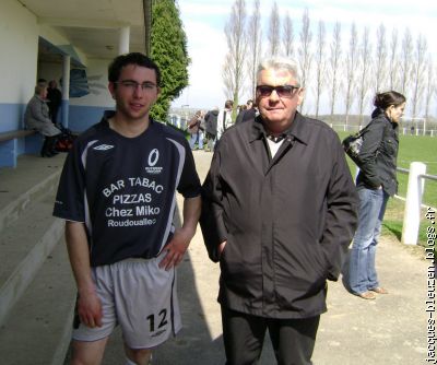 Anthony Sinquin et son "coach" Marcel Le Guilly.